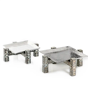 Mop ที่ตั้งเค้กฝาแก้วสำหรับห้องครัวอุปกรณ์ตกแต่งเค้กดีไซน์หรูหราพร้อมแท่นวางบนโต๊ะ - Product Image 2