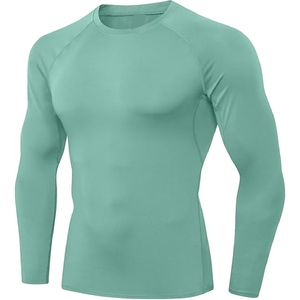 Léger Sublimation Hommes Rash Guard Logo Personnalisé Art Martial Wear Formation Rash Guard BJJ Rash guard - Product Image 1