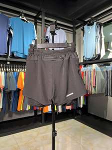 Mode solide motif haute rue Style Gym Dry-Fit respirant taille élastique poches hommes course Jogging sport Shorts - Product Image 4