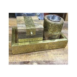 Superior Quality Incense Bakhoor <b>Burner</b> In Wooden And Mother Of Pearl Work Mabkhara With Oud Box For Home Fragrance - Product Image 6