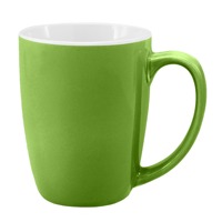 Mug à café en grès personnalisé avec logo, 370 ml, à large ouverture, vaisselle en céramique pour événements d'entreprise et cadeaux promotionnels