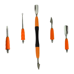 เครื่องมือทำเล็บสแตนเลสแบบสองด้าน ดีไซน์ใหม่ปี 2026 ทนทาน ใช้ซ้ำได้ ที่ดันหนังกำพร้าแบบคอมโบ Stahlmann Pro  รับสกรีนโลโก้ - Product Image 1