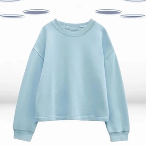 Sweat à capuche surdimensionné col rond hauts automne hiver vêtements femmes Streetwear femmes sweats à capuche/sweat à capuche femmes/sweat femme - Product Image 3