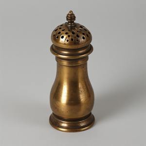 Molino de sal y pimienta de madera Premium con molinillo de bronce artesanal hecho a mano que ofrece acento decorativo para un comedor elegante - Product Image 3