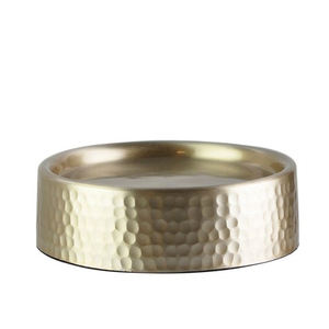 Jabonera de baño con acabado en oro rosa martillado de acero inoxidable, jabonera de barra, jabonera de diseño moderno - Product Image 4