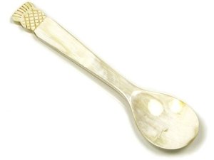 Cuchara de cuerno con acabado de diseñador único, nuevos accesorios de cocina para el hogar y hoteles, cuchara de ensalada comercial para restaurantes - Product Image 2