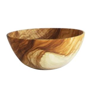 Diseño hecho a mano Ensalada de frutas Mezclar y servir Tazón de madera Venta caliente Hogar y Hotel Vajilla Decoración Tazón rústico - Product Image 1