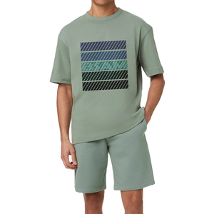 Nueva Llegada, Camiseta de Lujo para Hombre, Talla Grande, Oversize, OEM ODM, Diseño de Logotipo Personalizado, Color Sólido Estampado, 100% Algodón - Product Image 2