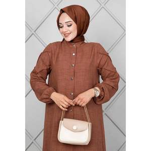 Hijab Traje de 2 piezas Mangas marrones - Product Image 2