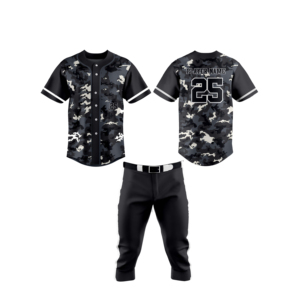 Uniforme de Béisbol Personalizado de Alta Calidad con Botones, Conjunto Combinado de Secado Rápido, Reciclable, Unisex, Sublimado para Softbol - Product Image 6