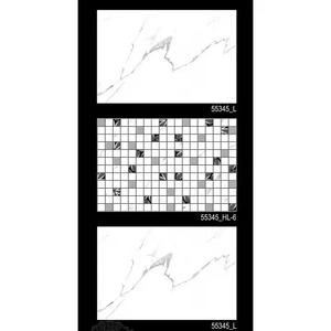 Haute définition couleur claire élévation du mur intérieur 300x450mm intérieur de la maison intérieur mur céramique carreaux muraux numériques à vendre - Product Image 2