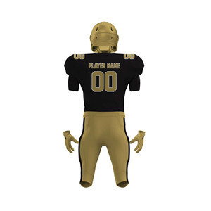 Maillot de football américain à manches courtes respirant personnalisable de haute qualité avec un nouveau design - Product Image 6