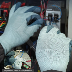 Pakistán hizo precio al por mayor guantes de electricidad de alta calidad cómodos guantes de electricidad para uso al aire libre - Product Image 6