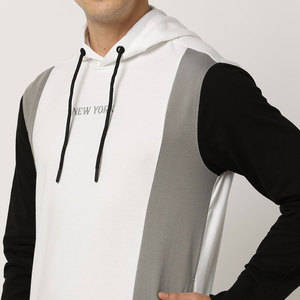 Customizable Eco-Friendly Men's Pullover Hoodie Casual Winter Wear Fleece <b>Light</b> Weight Full Sleeves for Outdoor Low MOQ OEM - Product Image 4