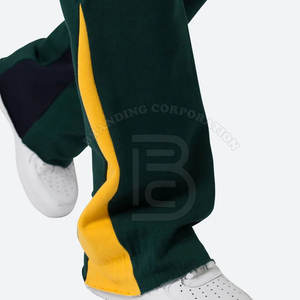 New Fashion Manufacturer French Terry Cotton Heavyweight 400 Gsm Custom <b>Men</b> <b>Flared</b> Sweatpants - Product Image 5