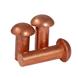 Remache de Cabeza Redonda Sólida de Latón, Cobre y Aluminio - Product Image 1