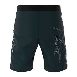 High Slit Grappling Compresión Stretch Fit Cintura elástica Pantalones cortos MMA sublimados de alta calidad Totalmente - Product Image 2