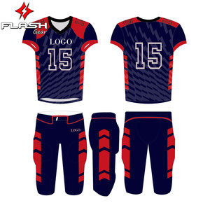 Uniforme de football américain par sublimation, uniforme de football en gros, nouveau design, uniforme de football personnalisé pour les jeunes - Product Image 2