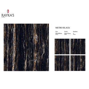 Carrelage de sol en porcelaine polie émaillée blanche 60x60 brillante Carrelage en porcelaine émaillée blanche de Carrare pour le salon - Product Image 6