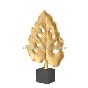 Elegant Modern Aluminum Metal and Marble Base Unique Shape Silver Plated Decorative Sculpture Office <b>Desk</b> Tabletop Accent - Product Image 6