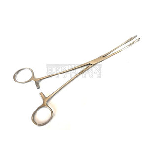 คีมจับแบบโค้งตรง ทำจากสแตนเลส ใช้ด้วยมือ ใช้ซ้ำได้ สำหรับการผ่าตัดในโรงพยาบาล ยี่ห้อ HERMANN MEDITECH มาตรฐาน ISO13485 - Product Image 4