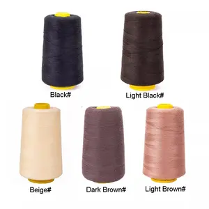 Custom Logo Nylon Weaving Thread For Sewing Lace Front Wig Hair Extension Sewing Accessories Nylon Bonding Thread