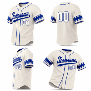 Camiseta de Béisbol Personalizada con Nombre de Equipo 00, Blanca y Azul, Impresión por Transferencia de Calor, Malla Frontal, Unisex, Manga Corta, Transpirable, Uniforme para Adultos - Product Image 6