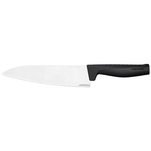 Cuchillo de Cocina de Acero Inoxidable con Hoja de Borde Duro (20 cm) Negro y Cromado 1051747 - Product Image 1