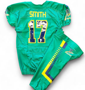 Tenue de sport pour hommes confortable 100% polyester Uniforme de football américain Ensembles respirants - Product Image 5