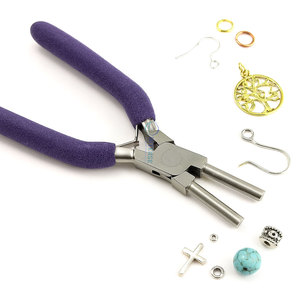 Alicates Profesionales de 3 Pasos para Enrollar Alambre de Joyería, Herramienta para Hacer Bails de 13mm, 16mm y 20mm, Herramienta Manual de Acero Inoxidable - Product Image 4