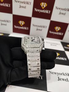 Meilleur prix 40 MM luxe Hip Hop personnalisé Moissanite montre Pass Diamond Tester VVS Moissanite haute qualité Iced Out montre - Product Image 3