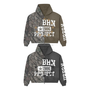 OEM/ODM 2025 alta calidad entrenamiento personalizado Jogging cómodo negro Sudadera con capucha traje 100% algodón 2 piezas chándal - Product Image 5