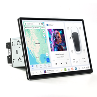 DUDUAUTO 13 Inch 2K QLED Android 13 Wireless CarPlay Android Auto WiFi GPS Universal 2 Din Head Unit Stereo Mobil