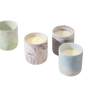 Pot de bougie en céramique à thème solide, vente en gros, grand pot de cire de bougie en céramique pour décoration de mariage et de fête Votive - Product Image 3