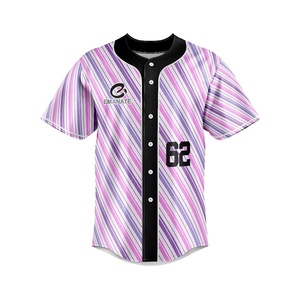 Personalizado al por mayor transpirable béisbol Jersey nuevo diseño de alta calidad béisbol Jersey hombres barato Jersey - Product Image 3