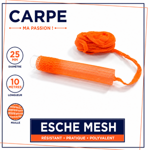 REFILL ESCHE MESH Orange 15mm 25mm 10meters Carp Freshwater Bottom Fishing Techniques Arma Protection Accessories - Product Image 2