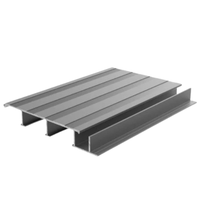 Planches de terrasse décoratives en acier allié série 6000, forme carrée, tempérisées T3-T8, tolérance 1%, haute capacité de charge