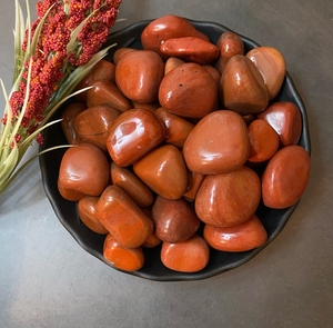 Natural Red Jasper Tumbled Stone crystal healing tumble vastu correction and increase creativity reiki healing - Product Image 1