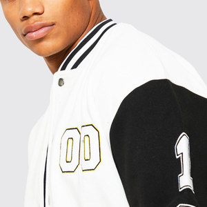 Vestes universitaires en cuir véritable avec manches pour hommes Matériel de laine personnalisé Saison d'hiver Accessoire de mode à vendre - Product Image 3