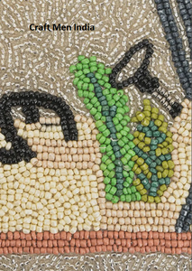 Bolsos de Noche con Cuentas Bordadas Personalizadas, Diseño Único, Étnicos, Hechos a Mano, con Cuentas de Semillas, para Eventos Formales - Product Image 5