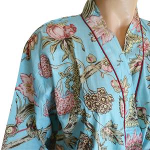 เสื้อคลุมชายหาดผ้าฝ้ายพิมพ์ลายแฟชั่นฤดูร้อน,ชุดลำลองสวมใส่สบายแจ็คเก็ตกระเป๋า Unisex - Product Image 3