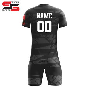 2025 dernière conception maillot ensemble football uniforme Top qualité football uniforme en gros pas cher taux - Product Image 2