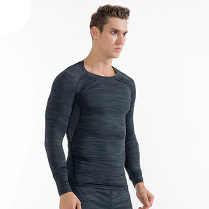 Rashguard con logotipo personalizado al por mayor para gimnasio Fitness y correr Rush Guard ropa de surf - Product Image 4