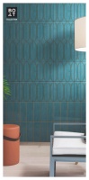 Derniers carreaux de métro design Galassia Taille 100x300mm Revêtements de revêtement mural vitrifiés Galassia Carreaux de finition brillants décoratifs