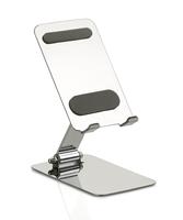 Multifunktionaler Tragbarer Metall-Schlüsselanhänger mit Rückenclip für Schreibtisch/Bett, Faltbares Design, Olivia International Marken-Werbegeschenke