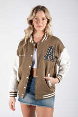 Nuevo estilo de algodón liso en blanco para mujer Varsity Jacket mejor calidad moda Letterman Varsity Jacket en precio barato cómodo - Product Image 6