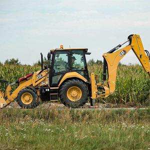 Chargeuse-pelleteuse CAT 420F d'occasion à prix avantageux, modèle original Caterpillar 420/420E/420F2/416E/416F/430F/432F/432E, très demandée - Product Image 3
