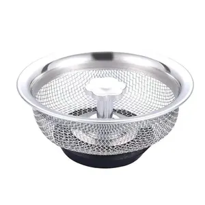 Stainless Steel Bathroom Hair Catcher Filter Stopper Shower Floor