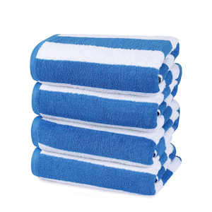 ผ้าขนหนูชายหาดเนื้อผ้าฝ้าย 100% แห้งเร็ว 500 GSM 800 GSM ผ้ากำมะหยี่ ราคาพิเศษ - Product Image 1
