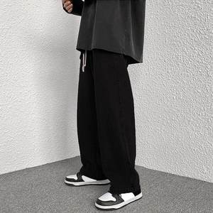 Jeans d'été pour hommes avec poches à rabat Pantalon cargo en denim léger Grande taille 8XL 7XL 6XL Pantalon droit Baggy Jeans à jambe large - Product Image 3